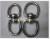 8/8 buckle zinc alloy cast withheld, 8/8 pull the thicker 8 buckle buckle Metal Keychain
