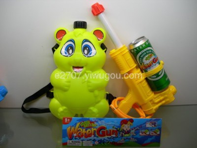 Hot summer toy water gun with Panda backpack gun suit beer bottle 020-3