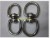 8/8 buckle zinc alloy cast withheld, 8/8 pull the thicker 8 buckle buckle Metal Keychain