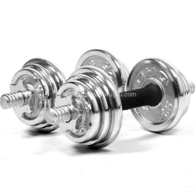 Professional bodybuilding weights manufacturer price chrome adjustable dumbbell