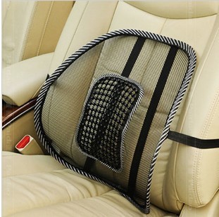 car supplies massage lumbar support office leisure backrest machine knitting wooden bead comfortable waist pillow