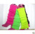 Candy fluorescent Korean pop leg socks piles of autumn and winter fashion socks