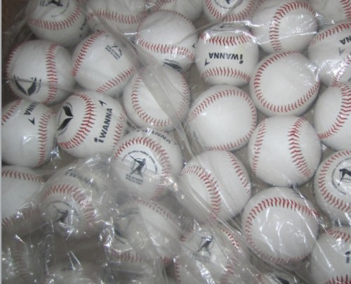 pvc rubber ball soft baseball