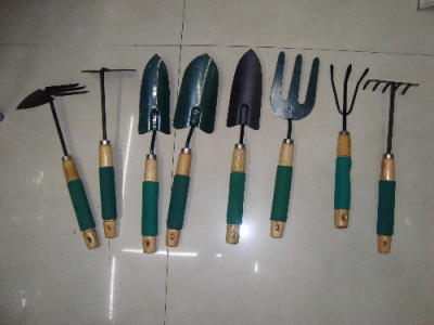 Flower garden tools with large shovel shovel small hoe garden tool set hardware tools