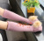 Million breeding winter short women fingerless warm rabbit fur ball half-knitted arm sets