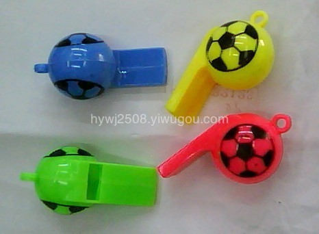 football whistle mixed color plastic whistle gift essential