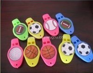 Ball Whistle Mixed Color Plastic Toy Whistle Gifts