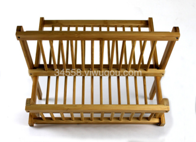 Bamboo dish rack