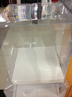 PVC transparent packing box, can print all kinds of LOOG