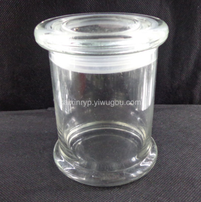 I-shaped bottle Sugar Jar Tea Jar Glass Ware crafts