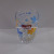 8801 Straight Tube baked Flower Glass Glass Glassware Glass Craft Juice Glass