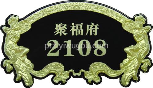 high-grade acrylic decorated hangtag in operation creative door plate embossed sign sign sign signboard