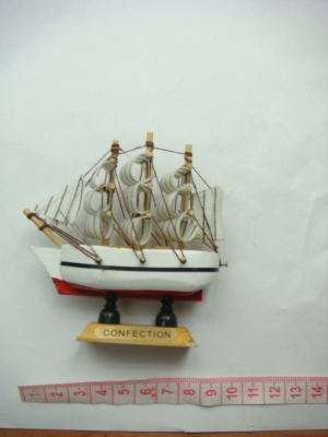 Craft Sailboat Wooden Sailboat Mediterranean Style Boat