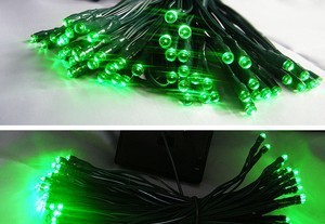 Light Control Solar-Powered String Lights Festival Colored Lights Garden Decorative Lights Christmas Lights Party Lights Flashing Light LEDs/Green