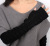South Korea Clubman Hemp flowers wool half finger / Mittens Warm Winter Gloves long arm sleeve female