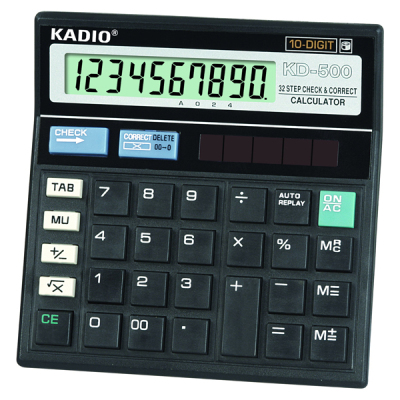 KADIO KD-500 10-bit LCD screen calculator