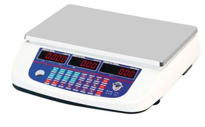 Weigh the weighing scale on the electronic scale