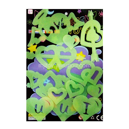 luminous stickers love