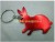 Rabbit Keychain 12 Chinese zodiac 12 animals of the Zodiac pendant creative Keychain of aluminum accessories