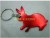 Rabbit Keychain 12 Chinese zodiac 12 animals of the Zodiac pendant creative Keychain of aluminum accessories