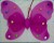 Double butterfly wings and three-piece post plum sequin