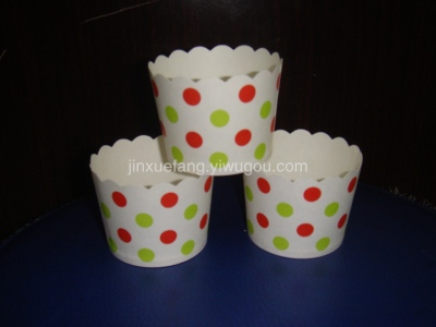 High temperature resistant paper cake cup, oil resistant cake cup, machine lace cup
