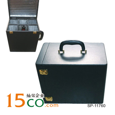 Top grade six sticks gift wine box gift box with leather box wine packaging boxes of premium wines