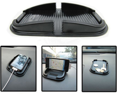 Mobile phone navigation car racks multi-function compartment car mat