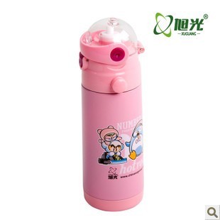 Asahi children's cartoon suction vacuum flask stainless fresh flask, flip Cup pot insulation