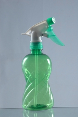 Hand held mini transparent spray can