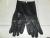 Gloves, black sand blasting process PVC dipped gloves