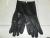 Gloves, black sand blasting process PVC dipped gloves
