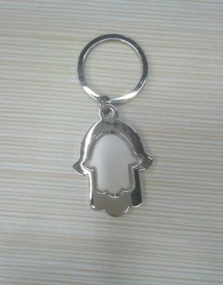 Creative metal key rings customized logo gifts make the middle on both sides can be rotated