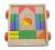 Children's wooden blocks puzzle toy safety environmental nontoxic materials tread blocks trailer pull toy