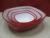 Set of four bowls of Red RA-523