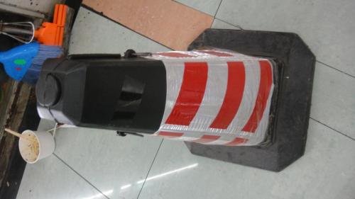 Square Rubber Road Sign Square Rubber Barricade Square Rubber Traffic Cone Road Cone 70cm Warning Cone Traffic Construction