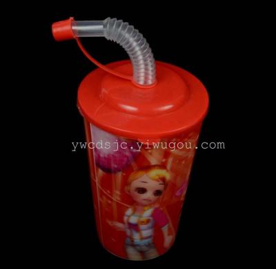 Suction cup, change cup, 3 d cup, cold ultimately responds cup, plastic cup, advertising cup 716 # - e