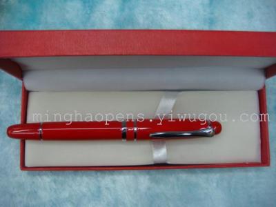 "Factory direct" supplies retro China Blue and white gel pen red pen metal advertising gift pens