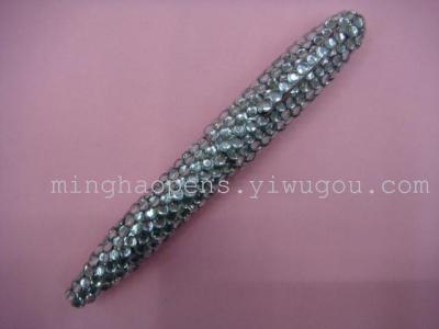 Ming-Hao metal drill short MONTBLANC ballpoint pen gifts fashion with adhesive diamond