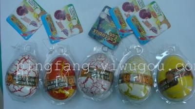 Children's educational toys inflated color crack dinosaur eggs
