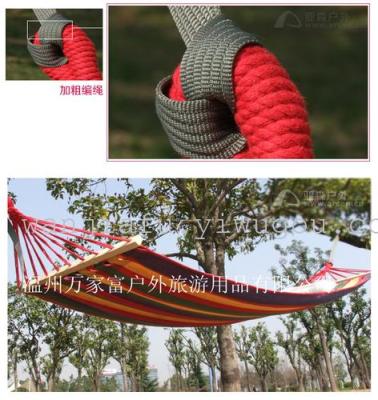 Outdoor sports and leisure travel spring outing consisted of thickening creative canvas hammock swing