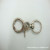 Factory Wholesale 162# Zinc Alloy Key Ring chong wu kou Snap Hook Luggage Buckle Metal Keychains