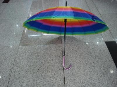 Color automatic umbrella foreign trade umbrella manufacturers direct 55CM16k