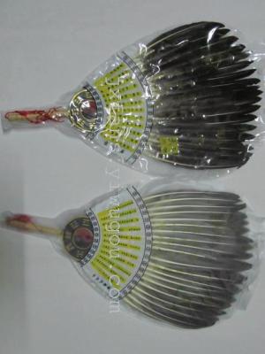 Fan zi folding fan zhuge bright fan kongming fan large feather fan duck feather