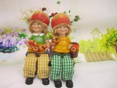 Resin cloth Home Furnishing resin crafts jewelry pumpkin leg ornaments ornaments ornaments characters of vegetables
