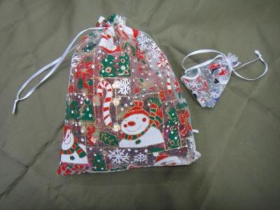 Sachet Pearl Yarn Bag Gift Bag Handmade Soap Bubble Bag Organza Bag Cartoon Pattern