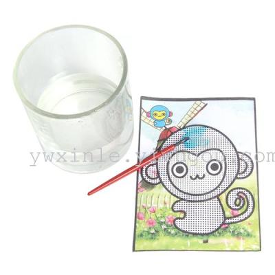 2013 new factory direct wholesale trumpet water painting, with a brush pattern