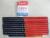 Red and blue bicolor pencils woodworking circular rod