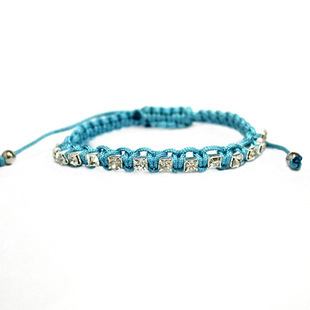European and American trade wholesale jewelry bracelet handmade weave synthetic jewel Friendship Bracelet