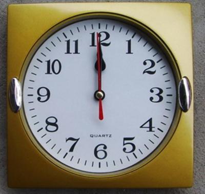 Plastic Quartz Small Wall Clock 15cm Cheap Clock Can Be Clock Dial Pictures Printed Logo Customization